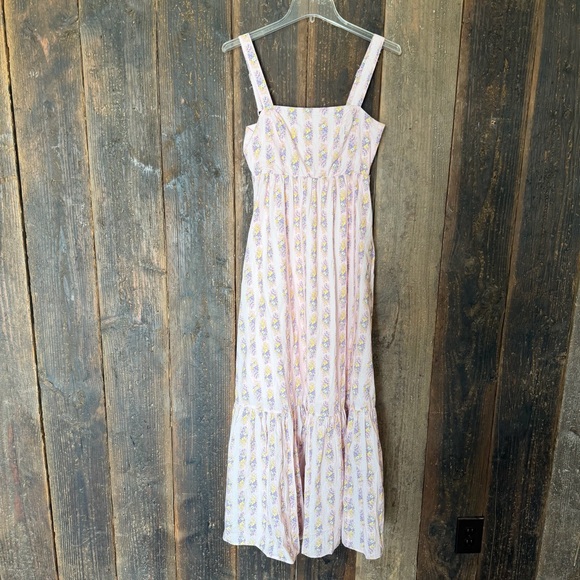 MABLE Pastel Floral Maxi Dress - Picture 4 of 10